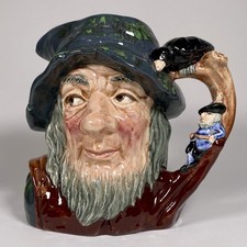 Royal Doulton Rip Van Winkle D6438 Large Character Jug Toby Mug 7