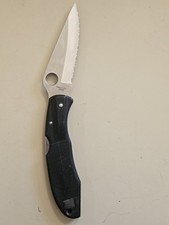 Vintage Spyderco Endura 1st Gen G-2 Stainless Seki City Japan Knife C10SBK picture