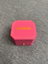 Dunkin Donuts Limited Edition I Do Ring Box Pink Proposal Brand New I Dough  picture