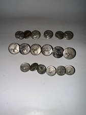 Antique Elks Fraternal BPOE Cuff JACKET COAT Buttons Set of 18 Large and Small picture