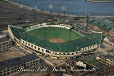 MODERN Postcard - Braves Field Boston, Massachusetts Baseball Stadium A332 picture