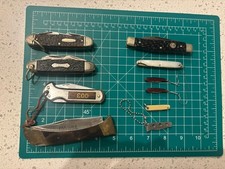 Vintage Lot of Pocket Knives Western Camper Japan STAG BOKER Miniature Knives picture