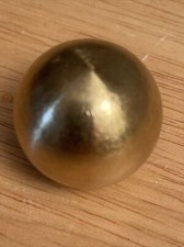 1  1/8 UNFINISHED BRASS BALL WITH 3/8