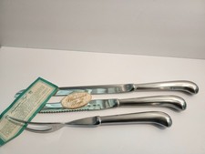 MCM Vintage Washington Forge Spirit of America Carving Set 3pc Box Tags NOS  picture