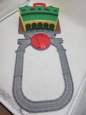 THOMAS TRAIN & Friends Take Along N Play TIDMOUTH SHEDS ROUNDHOUSE Track Carry picture