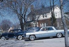 Pontiac Bonneville Classic Cars Woman 1962 Vintage Film Slide picture