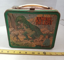 vintage 1975 Land of the Lost metal lunchbox Aladdin NO thermos, lunch box. picture