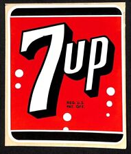 7-Up Durochrome Water Slide Off Decal c1950 5