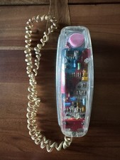 VTG Retro 90s Unisonic Model 6900 Clear Telephone Untested picture
