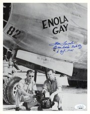 Thomas Tom Ferebee Enola Gay B-29 Bombardier WWII War Signed Autograph Photo JSA picture