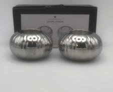 Georg Jensen Bernadotte Tealight Candleholders Set of 2 by Sigvard Bernadotte picture