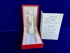 Cartier Lighter Vintage Oval Silver New Sealed Old Stock Condition Full Set picture