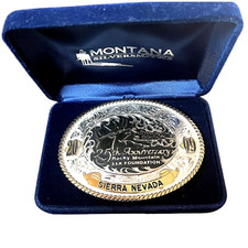 2009 25TH ANNIVERSARY ROCKY MOUNTAIN ELK FOUNDATION (RMEF) BUCKLE - COLLECTOR'S picture