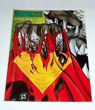 1994 Superman 13 inch DC Action Comics promotional promo window decal 1:Doomsday picture