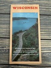 Vintage Wisconsin State Highway Map Brochure Department Of Transportation picture