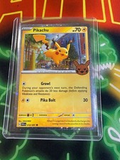 Pokemon Pikachu #18/91 2024 Trick or Trade Halloween Cosmos Pokémon TCG Holo picture