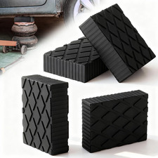 4 Pack Solid Rubber Auto Lift Pads for Car Lift, 6-3/8