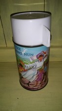 1968 The Flying Nun Aladdin 8 oz Thermos Sally Field Vintage with Cap & Cup Nice picture