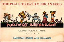 Postcard Turner's American Food Restaurant in Ciudad Victoria, Tamps. Mexico picture
