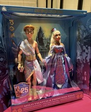 Disney D23 Expo Atlantis Milo And Kida 25th Anniversary Doll Set Limited Edition picture