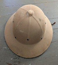 WWII Era USMC Marine Corps Pith Or Sun Helmet - Named picture