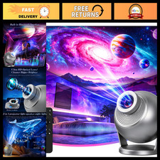 3D Galaxy Projector, 60 HD Dynamic Scenes, Star Light Projector for Home picture