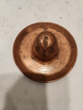 VINTAGE 1940'S COPPER WESTERN COWBOY HAT ASHTRAY  picture