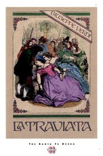 Giuseppe Verdi's La Traviata at The Santa Fe Opera, 1989 Season Postcard picture