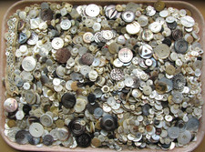 Vintage Antique Buttons MOP Shell Rustic Prim Carved 10.5 Pounds READ DESCRIPT picture