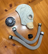 Soviet Russian GP-5 Size 2(Med) Gas Mask Lot W/40mm Nato Adapter+ New Filter picture