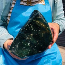 9.74LB Large Natural Water Grass Agate Specimen Quartz Crystal Healing 6485 picture