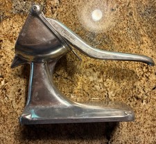 VTG 1990’s Simplex-Super Italian Aluminum Citrus Juicer Press Complete w Insert picture