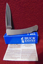 BUCK VIP 1 Vintage Model 521v (1989) Back Lock Pocket Knife USA NEW Old Stock picture