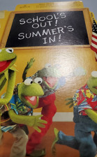 Hallmark Vintage School's Out Muppet's Kermit Die Cut Cardboard Wall Decoration picture
