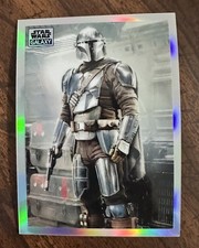 2021 Topps Chrome Star Wars Galaxy Mandalorian Visions Insert Card #MN-2 picture
