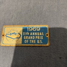 1969  Watkins Glen Grand Prix Dash Plaque picture