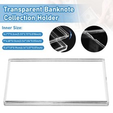 5-100X Banknote Currency Collection Holder Money Bills Plastic Box Storage Case picture
