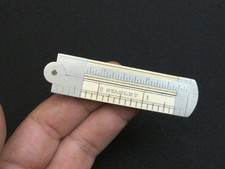 Vtg Stanley Rule & Level Co. #38 German Silver Pocket Caliper Rule Antique Tool picture