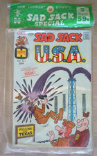 HARVEY SEALED MULTI-PACK:  NM (1973) USA #4, Sarge & Sadie #5, Sad Sack 232 picture