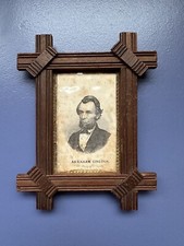 1861 Abraham Lincoln First Edition Louis Prang & Co. Boston lithographic card picture