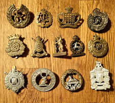 13 x British Army Cap London Gloucestershire Warwickshire Lancaster Badge JobLot picture