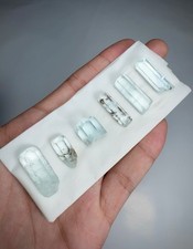 Natural Rare Diamond Cut Terminated Aquamarine Crystals From Skardu, Pakistan picture