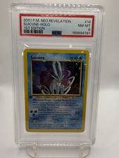 Suicune 14/64 Neo Revelation 1st Edition Holo PSA 8 picture