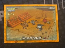 2025 Topps Chrome SpongeBob SquarePants Mussel Beach  #60,  Orange 4/25 picture