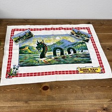Vintage Loch Mess Monster terry cloth towel, dishcloth, kitschy decor picture