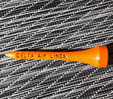 Delta Air Lines Orange Golf Tee Airline Collectible Item picture