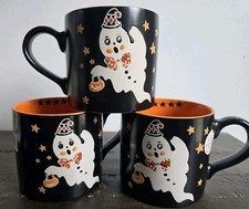(3) RARE Eli + Ana Clown Ghost Ceramic Halloween Mug PCreep Show Collection picture