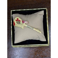 Vintage Atlanta 1996 Olympic Games Canada Guitar Enamel Lapel Pin Memorabilia picture