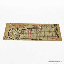 Vintage CTA Chicago Transit Authority Bus Transfer Ticket 1950s Charter Service picture
