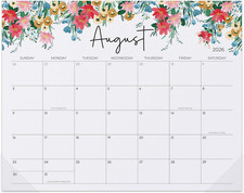 2026 2027 Magnetic Calendar for Fridge, Floral Design, 15x12 Inches, Monthly picture